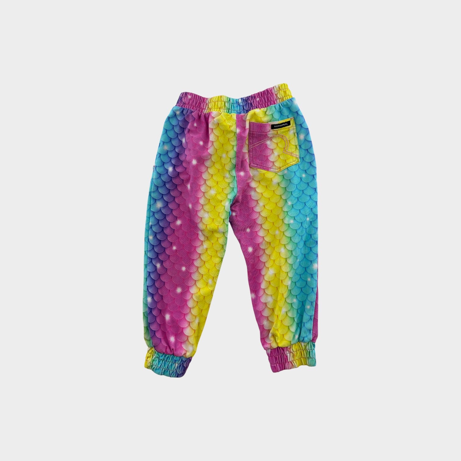 Rock Your Kid Rainbow Scales Pants, Size 3