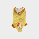 Billabong Yellow Swimsuit, Size 3