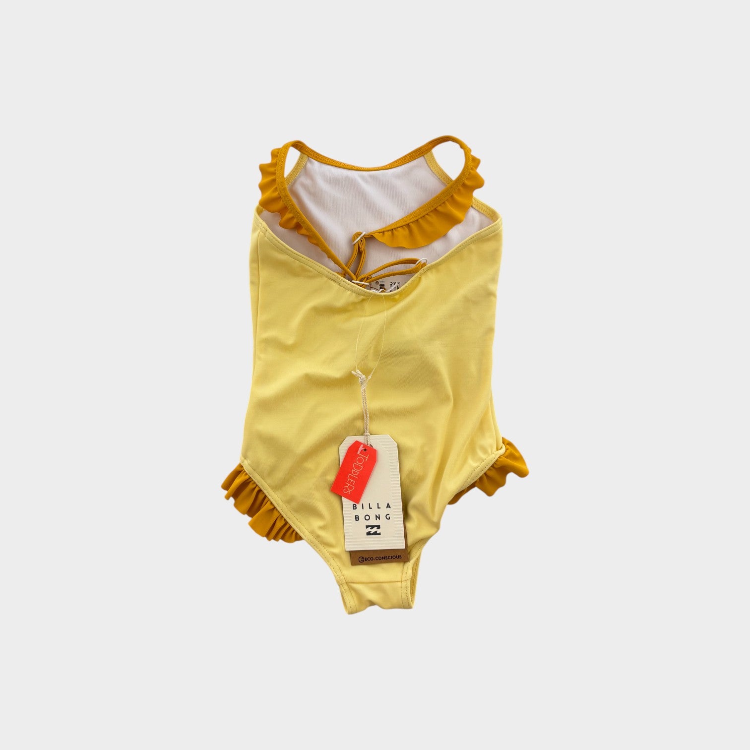 Billabong Yellow Swimsuit, Size 3