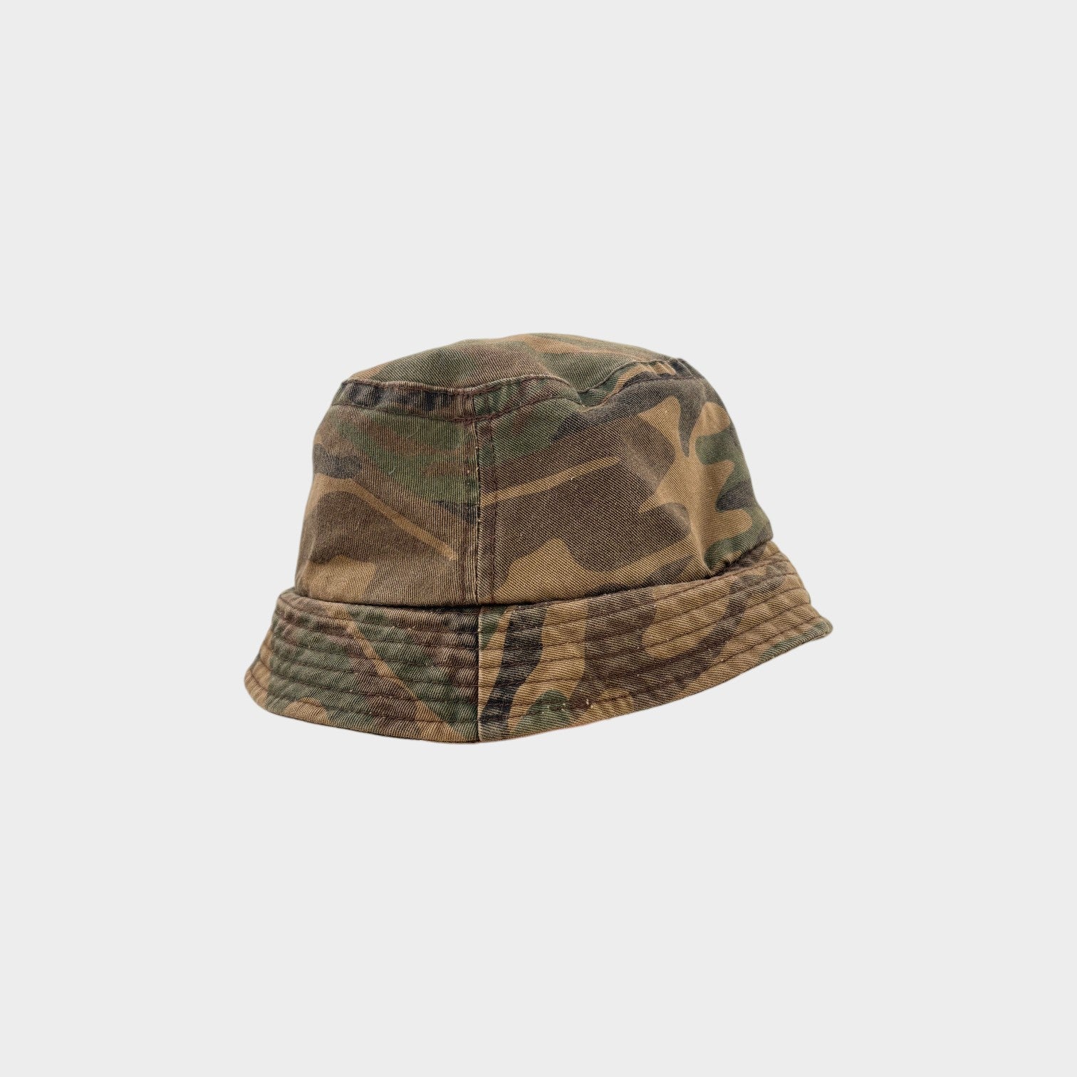 Vintage Camo Bucket Hat, Size 1-2