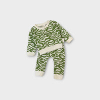 Mini Zali Swirl Waffle Set, Size 0