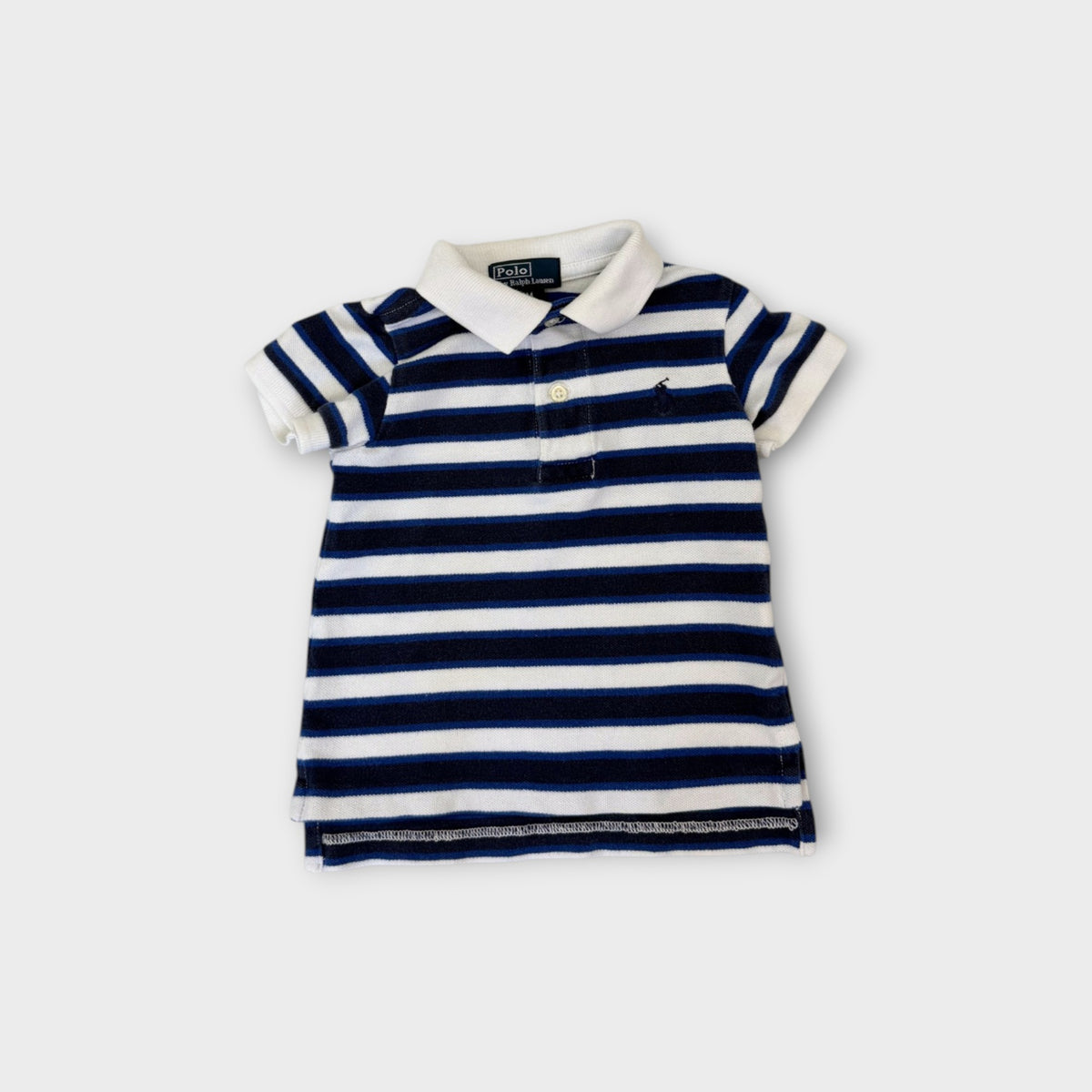 Retro Polo RL Stripe Shirt, Size 0