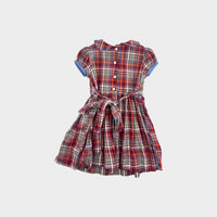 Bella Bliss Red Plaid Dress, Size 4