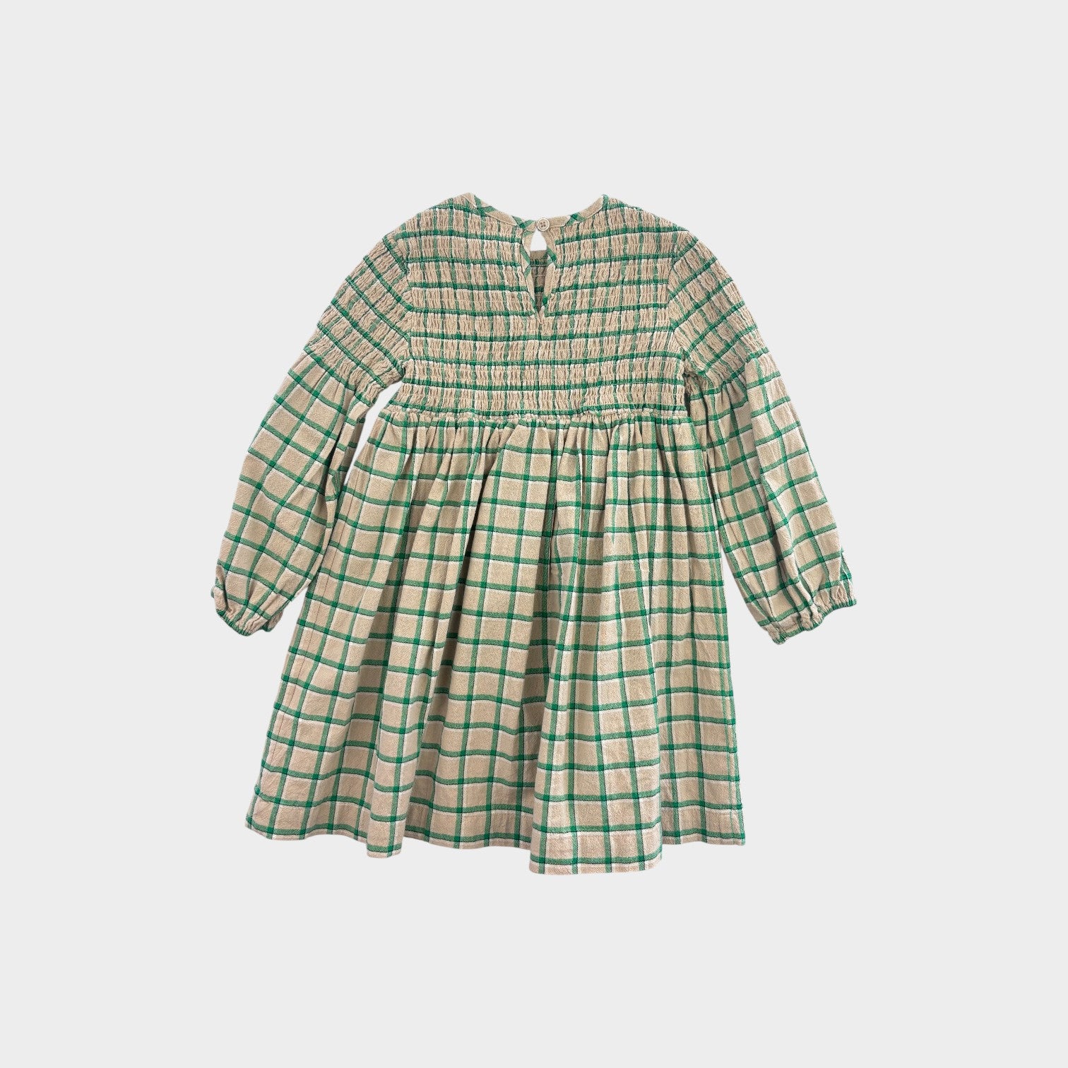 Seed Heritage Smocked Check Dress, Size 4