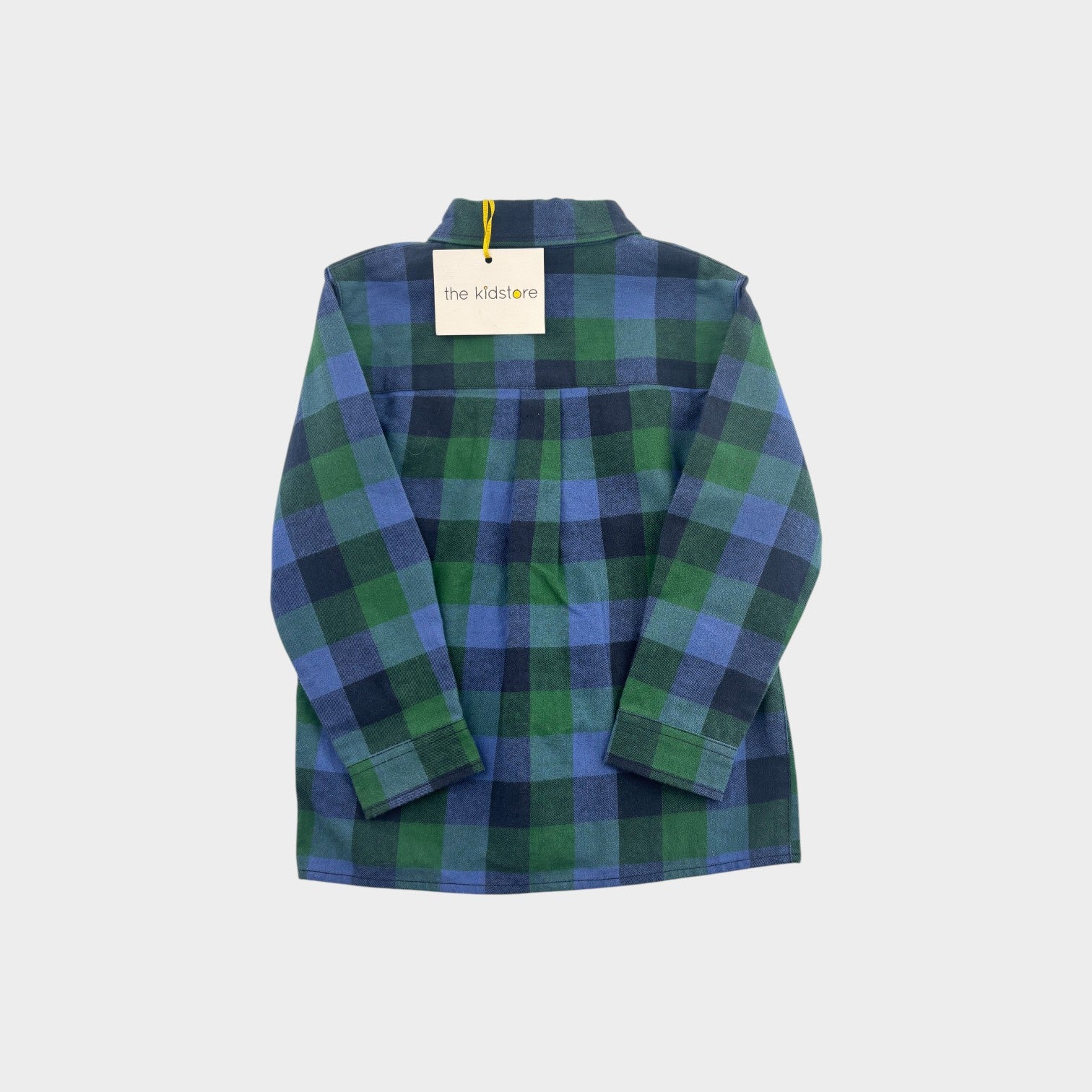 Blue Plaid Shirt, Size 4