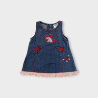 Retro Denim Eeyore Dress, Size 00