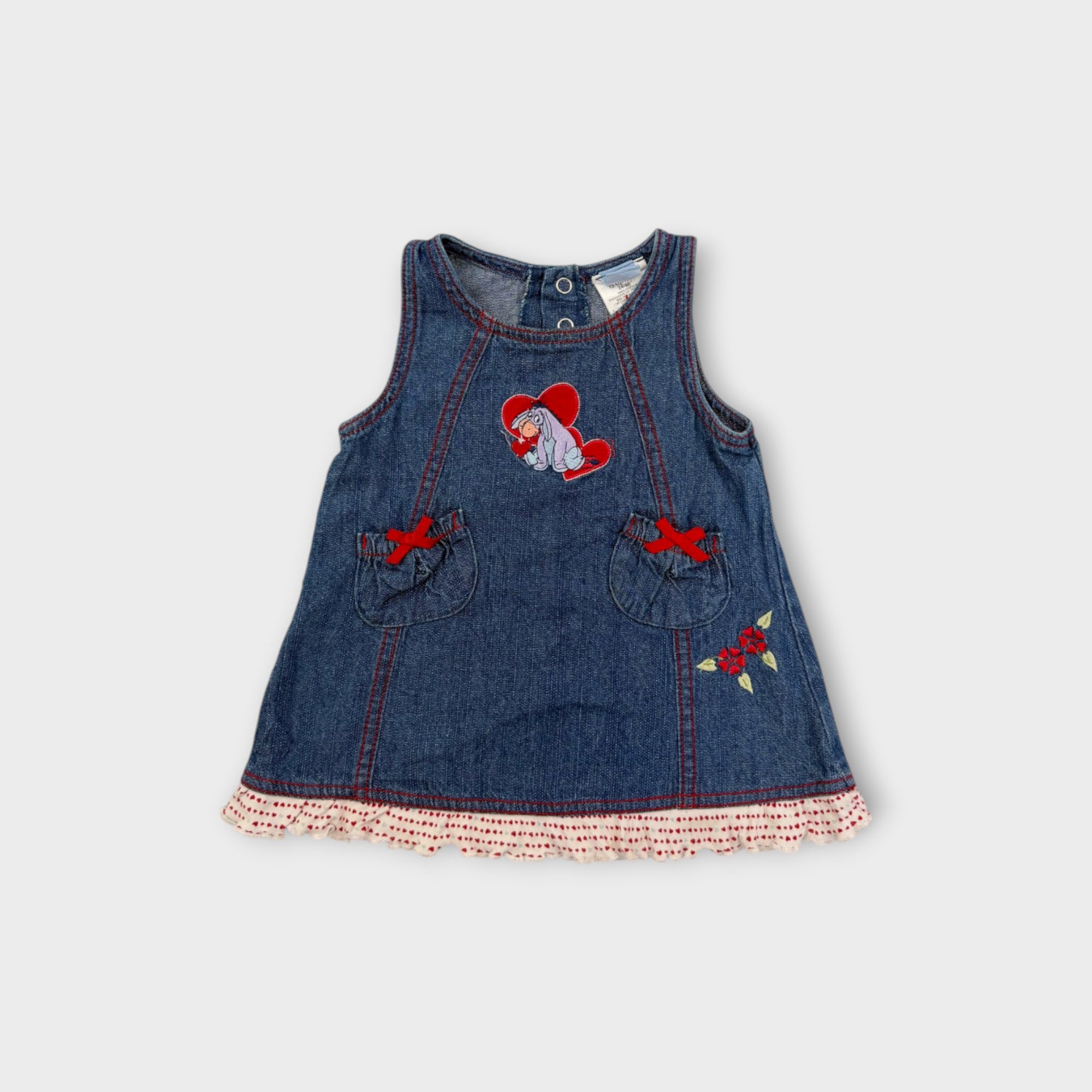 Retro Denim Eeyore Dress, Size 00
