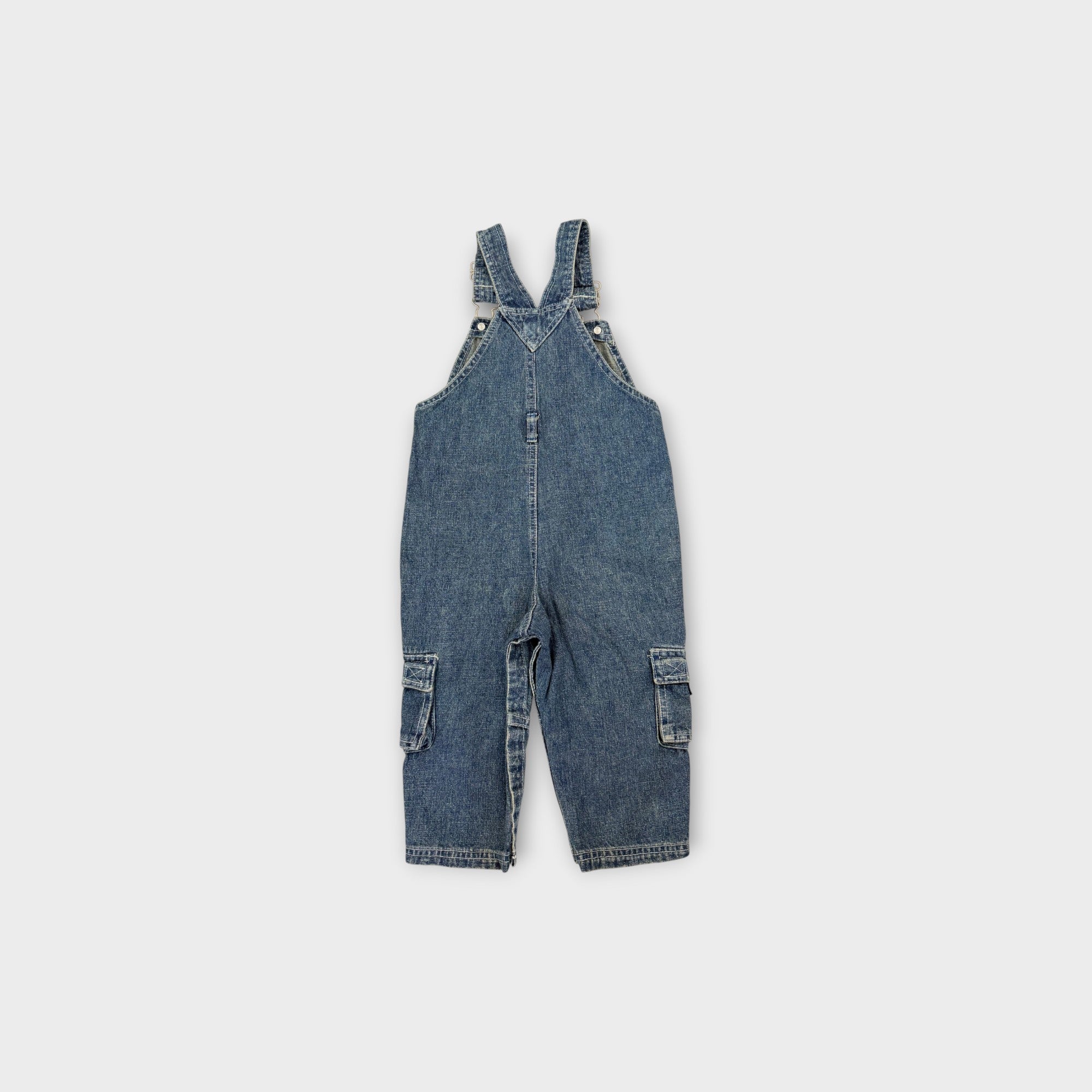 Vintage Denim Winnie The Pooh Overalls, Size 2