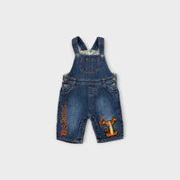 Retro Tigger Denim Shortalls, Size 2-3