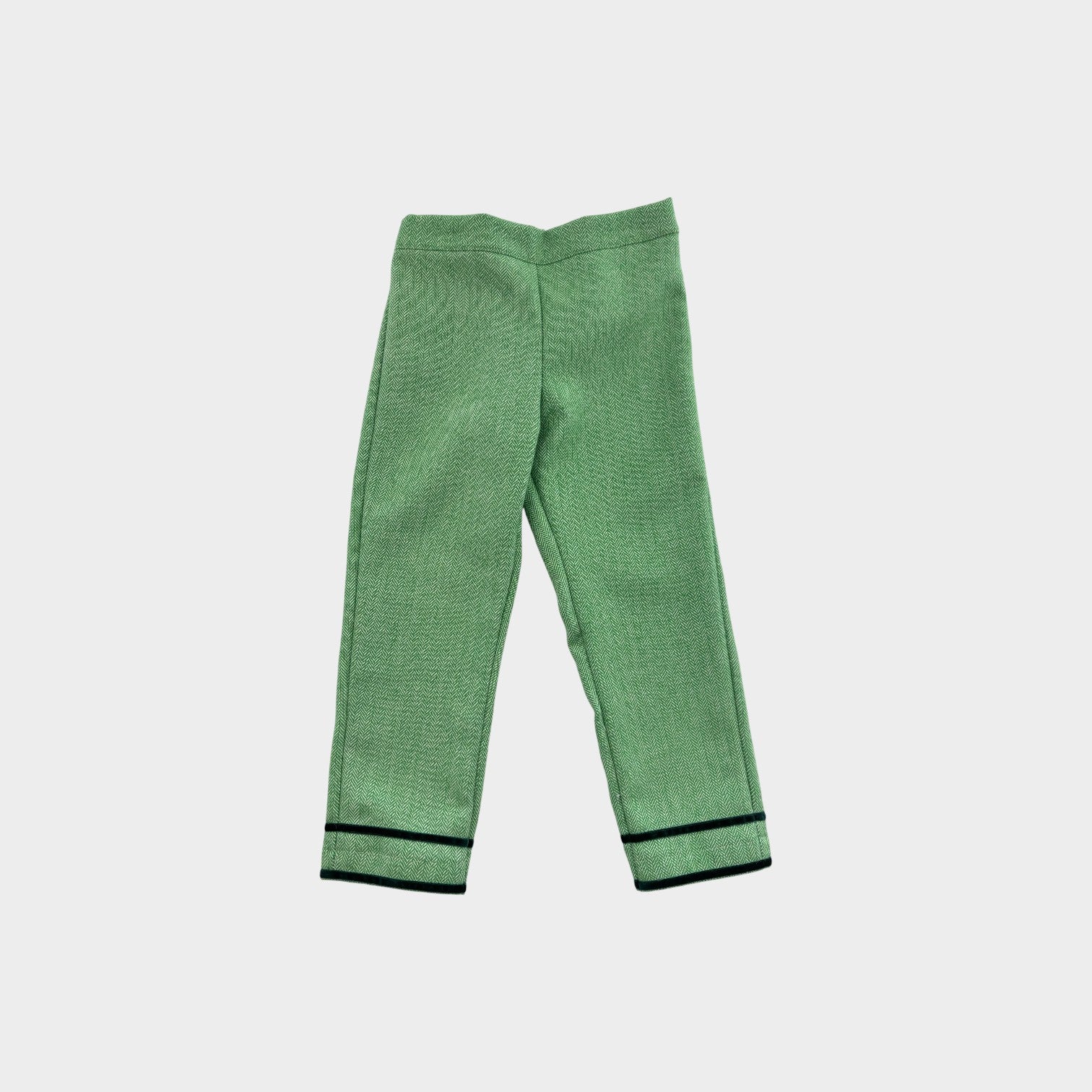 Bella Bliss Green Tweed Pants, Size 4