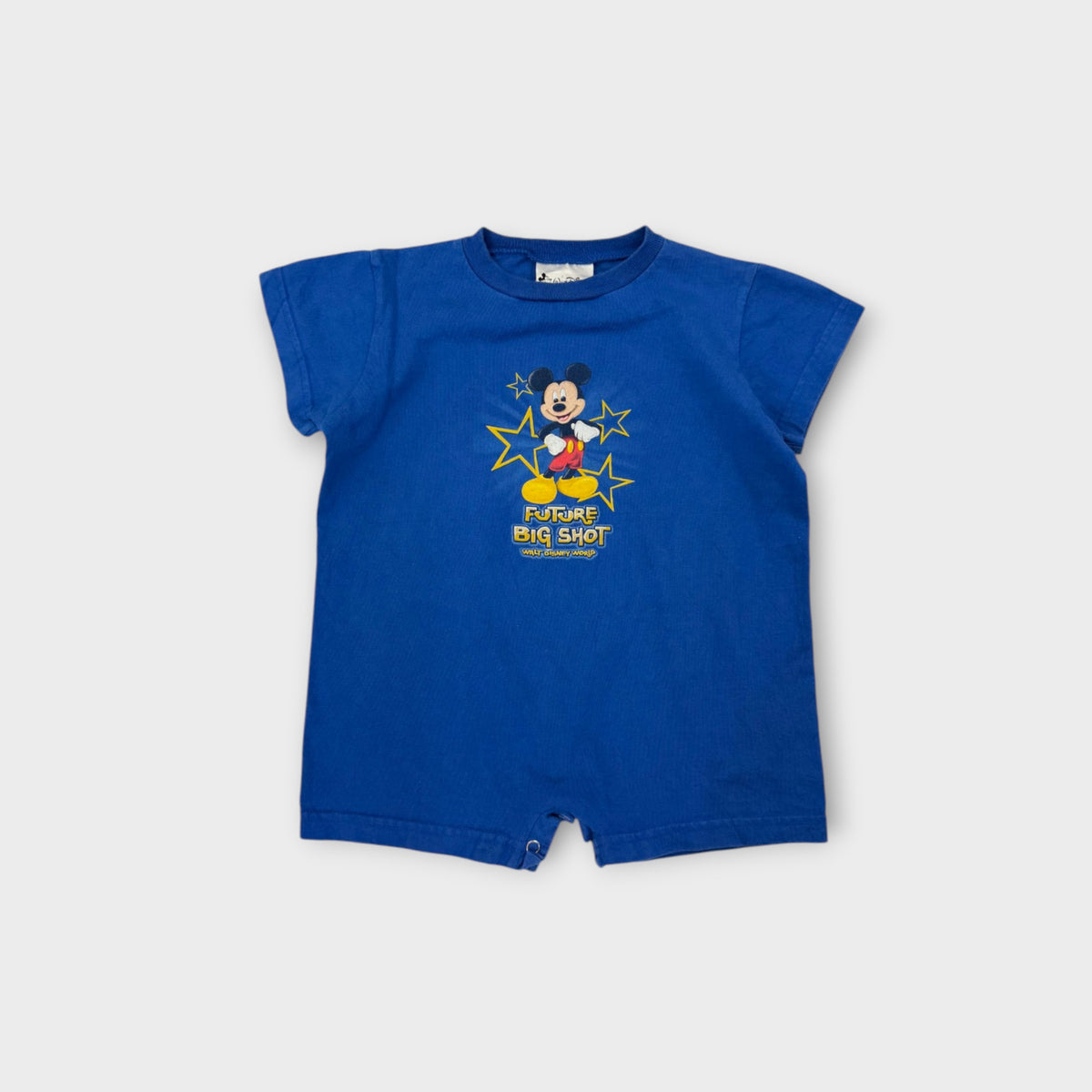 Vintage Mickey T-Shirt Romper, Size 2