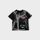 Harley Davidson Retro Printed T-Shirt, Size 4