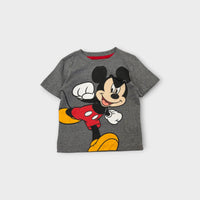Grey Mickey T-Shirt, Size 2
