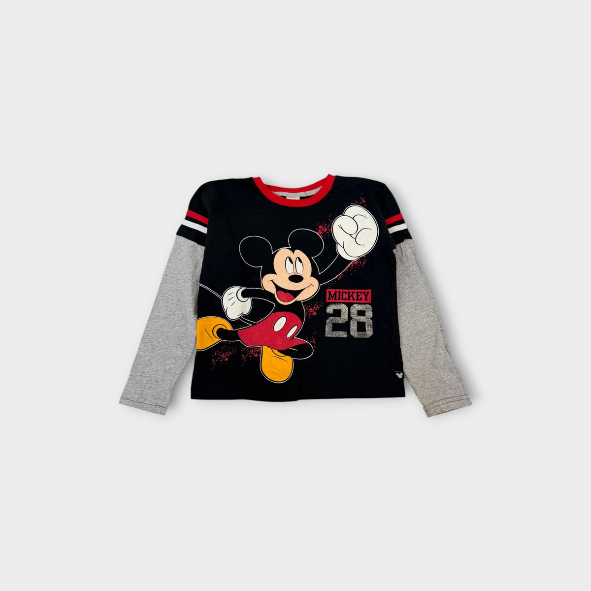 Retro Mickey Layered T-Shirt, Size 8