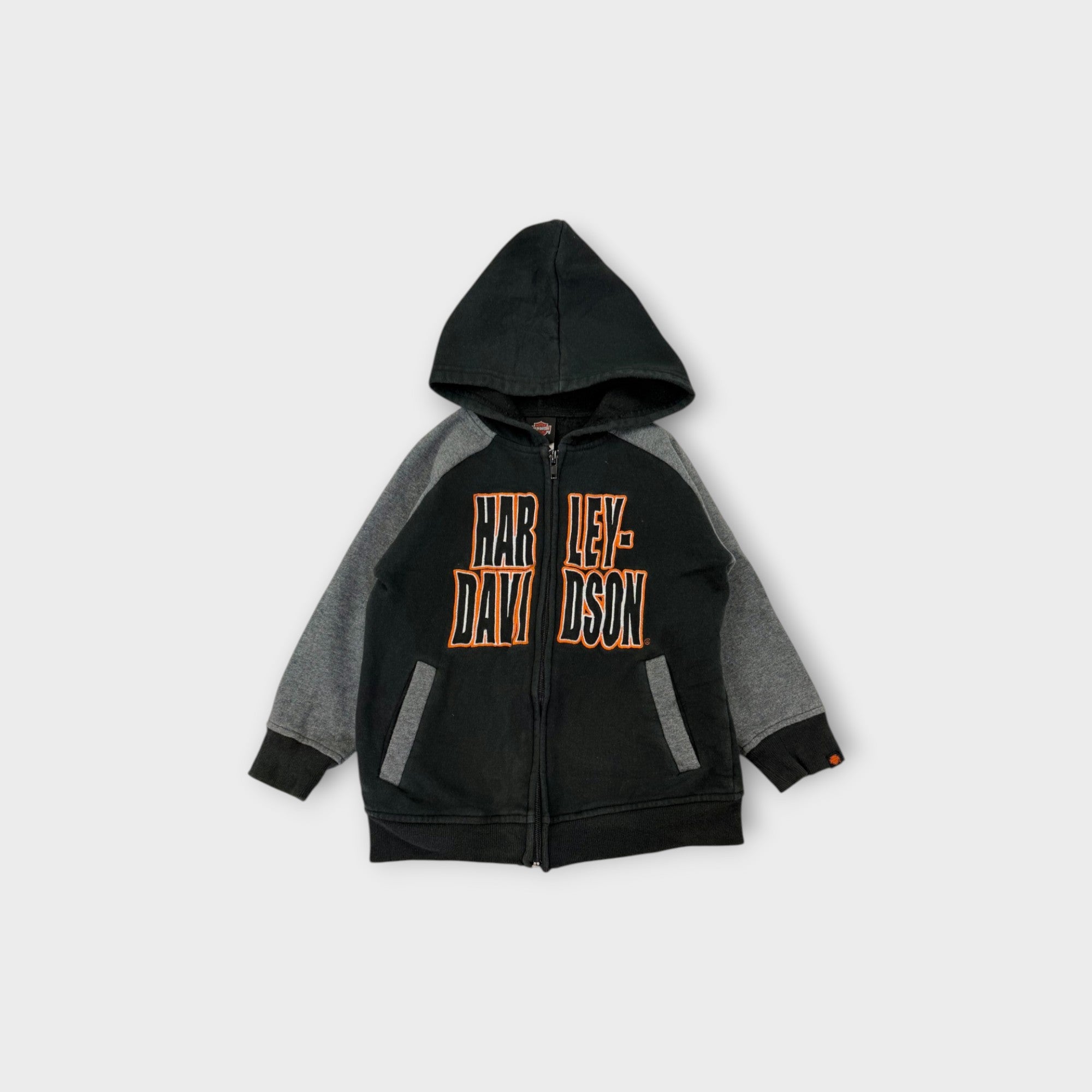 Harley Davidson Zip Through Hoodie, Size 4