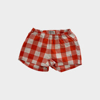 Bobo Choses Check Shorts, Size 4-5
