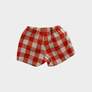 Bobo Choses Check Shorts, Size 4-5