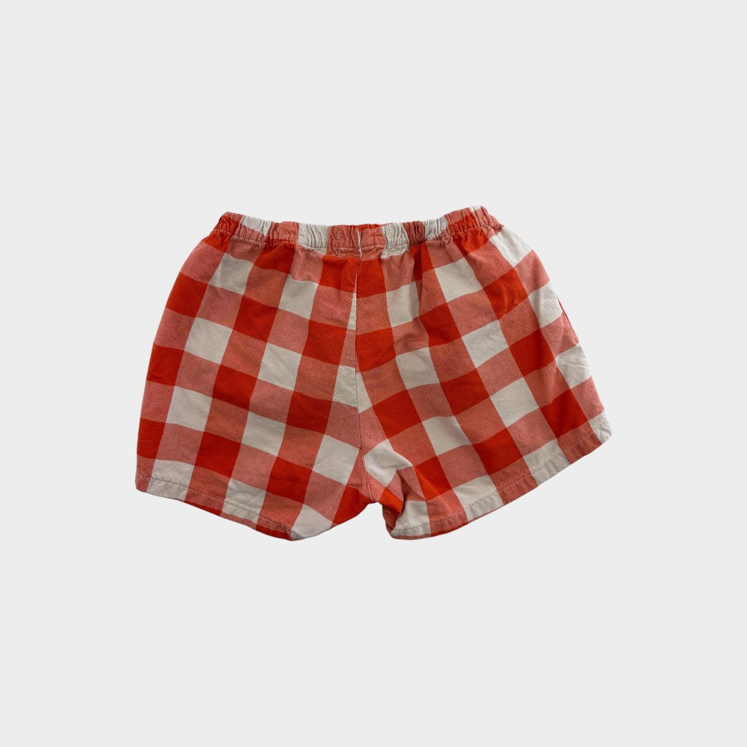 Bobo Choses Check Shorts, Size 4-5