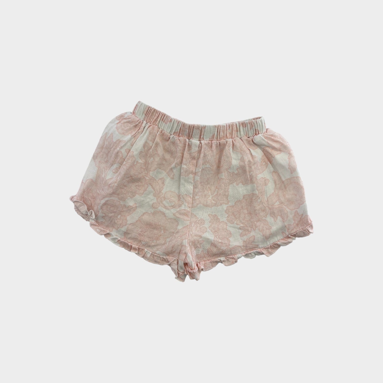 Aere Mini Linen Shorts, Size 4