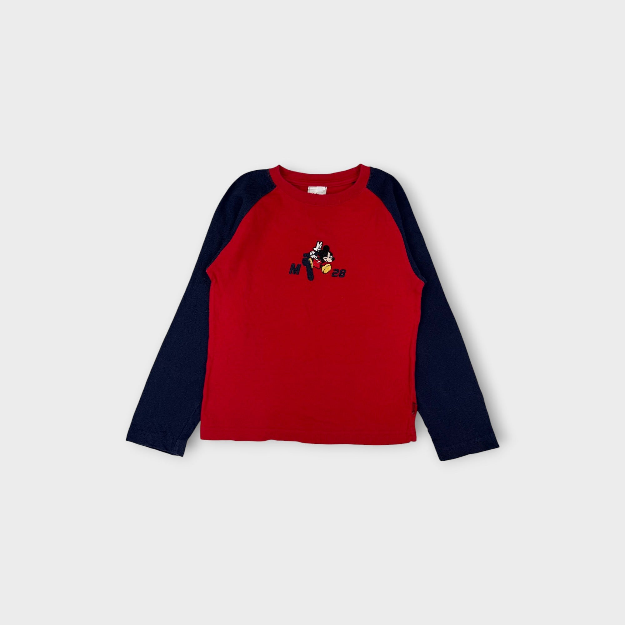 Retro M8 Mickey Raglan Top, Size 7