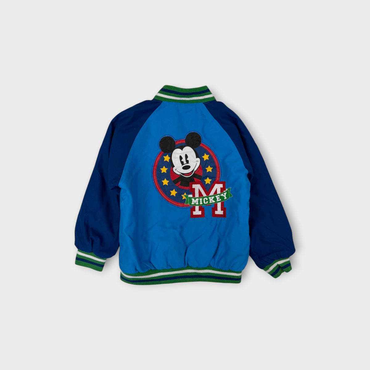Blue Team Mickey Varsity Jacket, Size 4