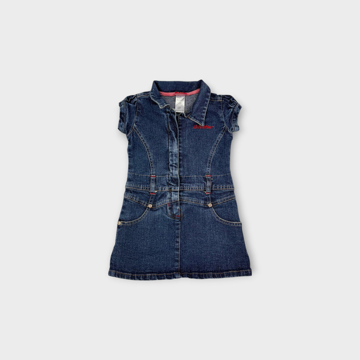 Retro Dickies Denim Dress, Size 3