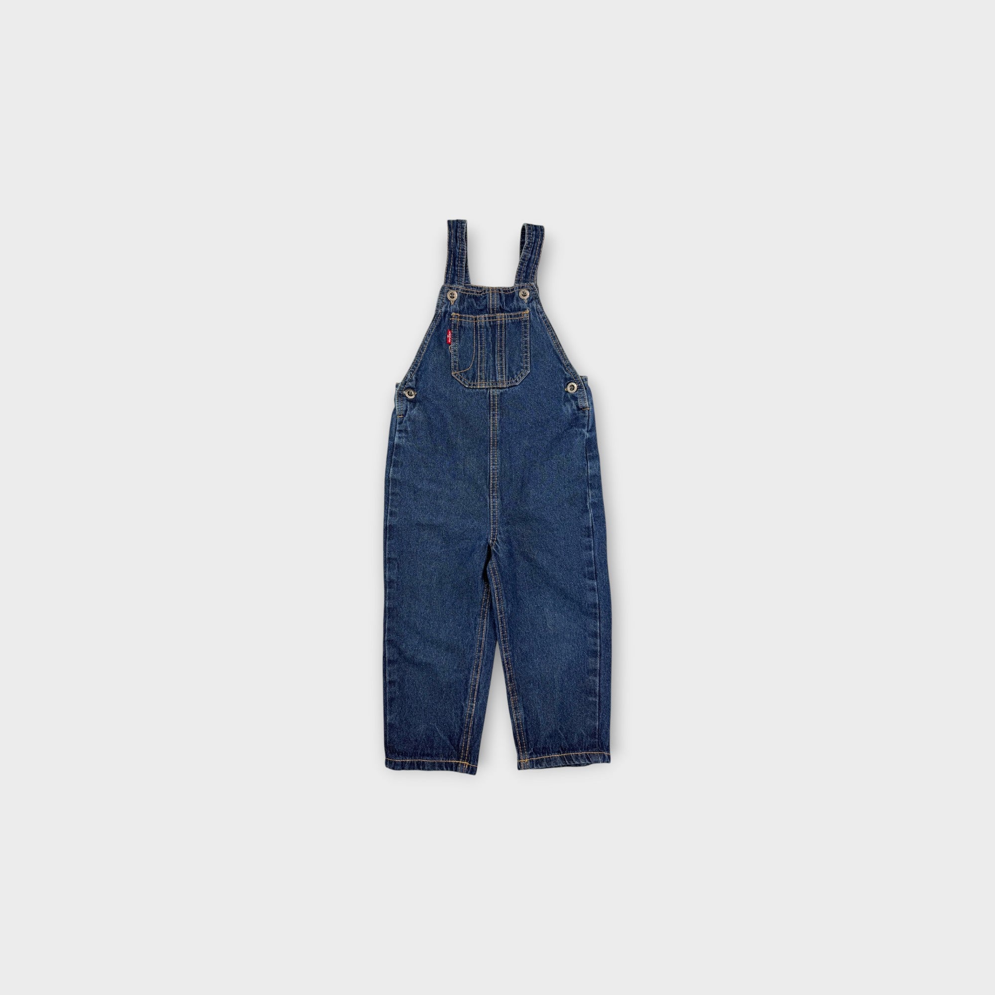 Levi Denim Overalls, Size 3