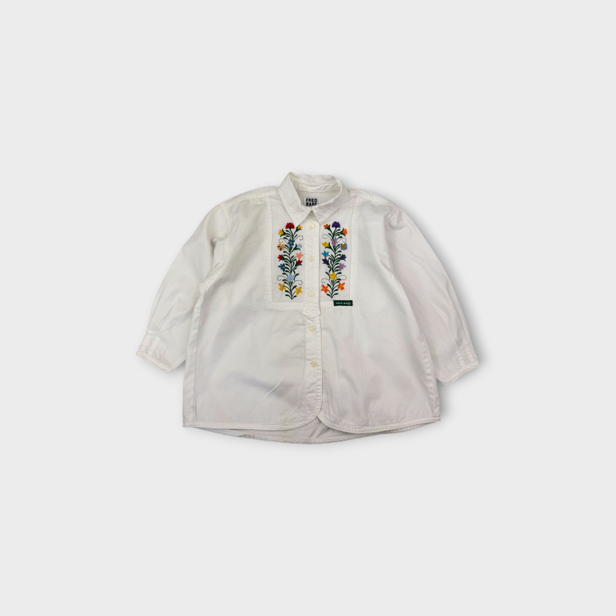 Vintage Fred Bare Embroidered Shirt, Size 4