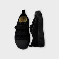 Black Piccolini Canvas Sneakers, Size EU 24