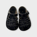 Navy Saltwater Sandals, Size AU 4