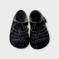 Navy Saltwater Sandals, Size AU 4