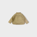 Yellow Check Caramel Shirt, Size 3