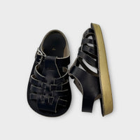 Navy Saltwater Sandals, Size AU 4