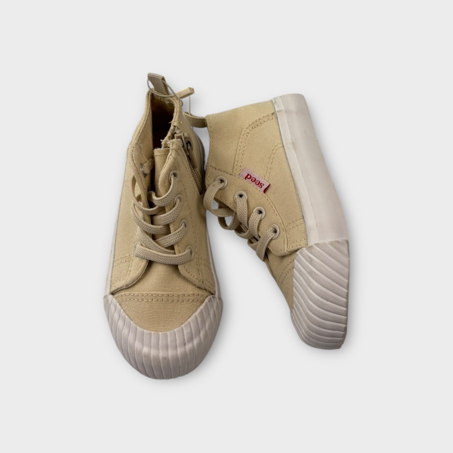 Seed Cream Hightop Sneakers, Size EU 23