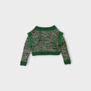 Green Fleck Knit Jumper, Size 3-4