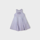 Retro Linen Summer Dress, Size 4