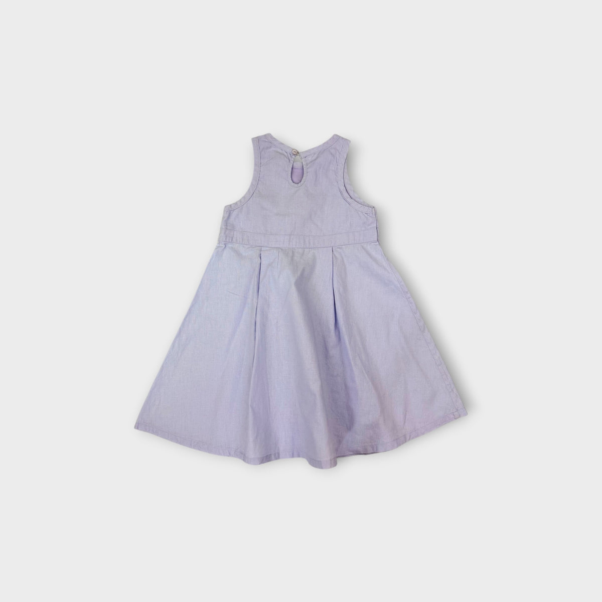 Retro Linen Summer Dress, Size 4