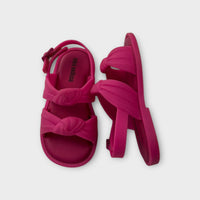 Mini Melissa Pink Knot Sandals, Size EU 22