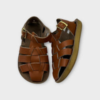 Brown Saltwater Sandals, Size AU 7