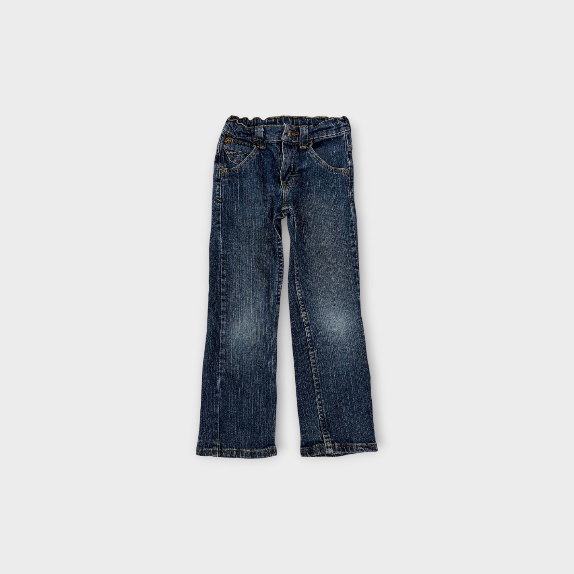 Retro Wrangler Denim Straight Leg Jeans, Size 5