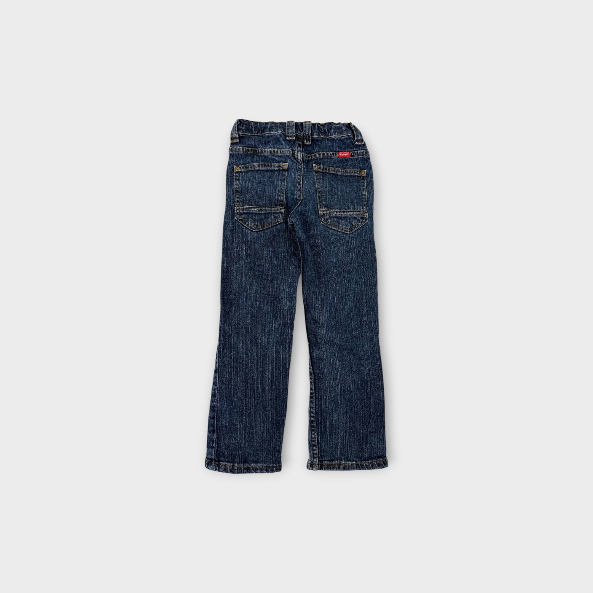 Retro Wrangler Denim Straight Leg Jeans, Size 5
