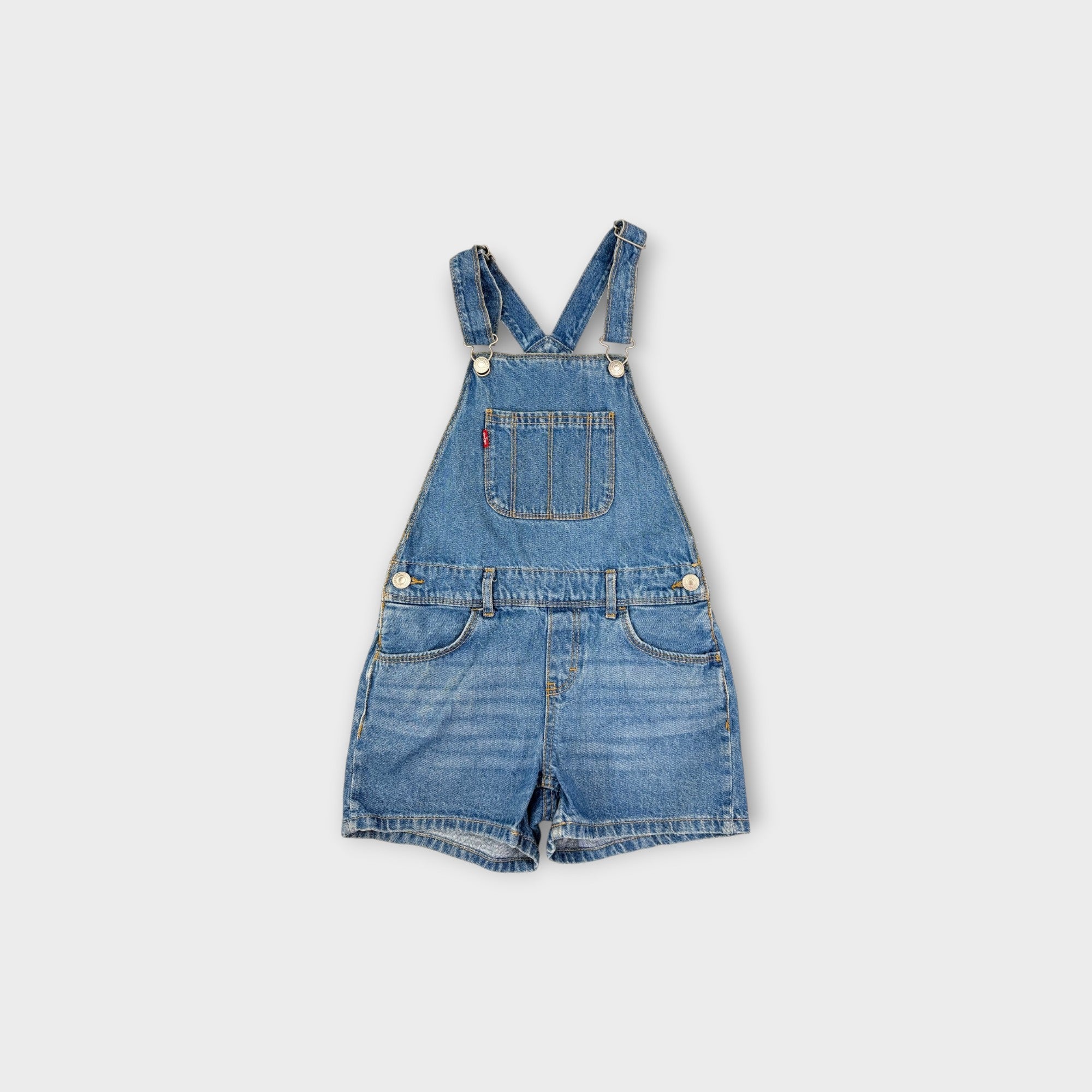 Levi's Denim Shortalls, Size 7-8