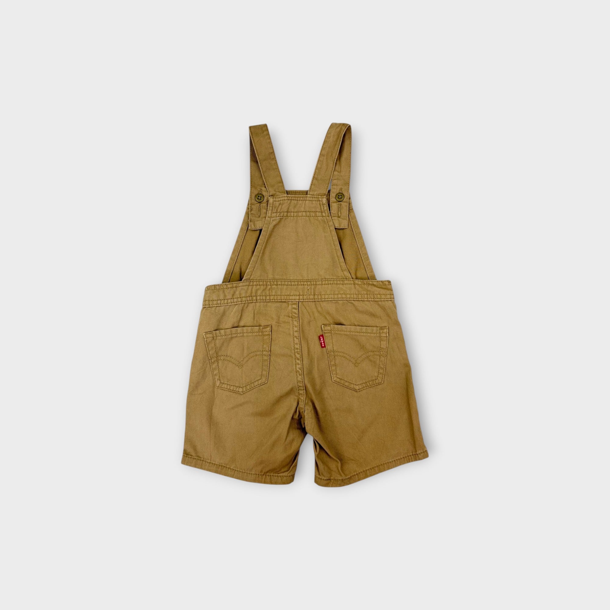 Levi's Khaki Shortalls, Size 2