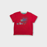 Retro Pumpkin Patch Team T-Shirt, Size 4