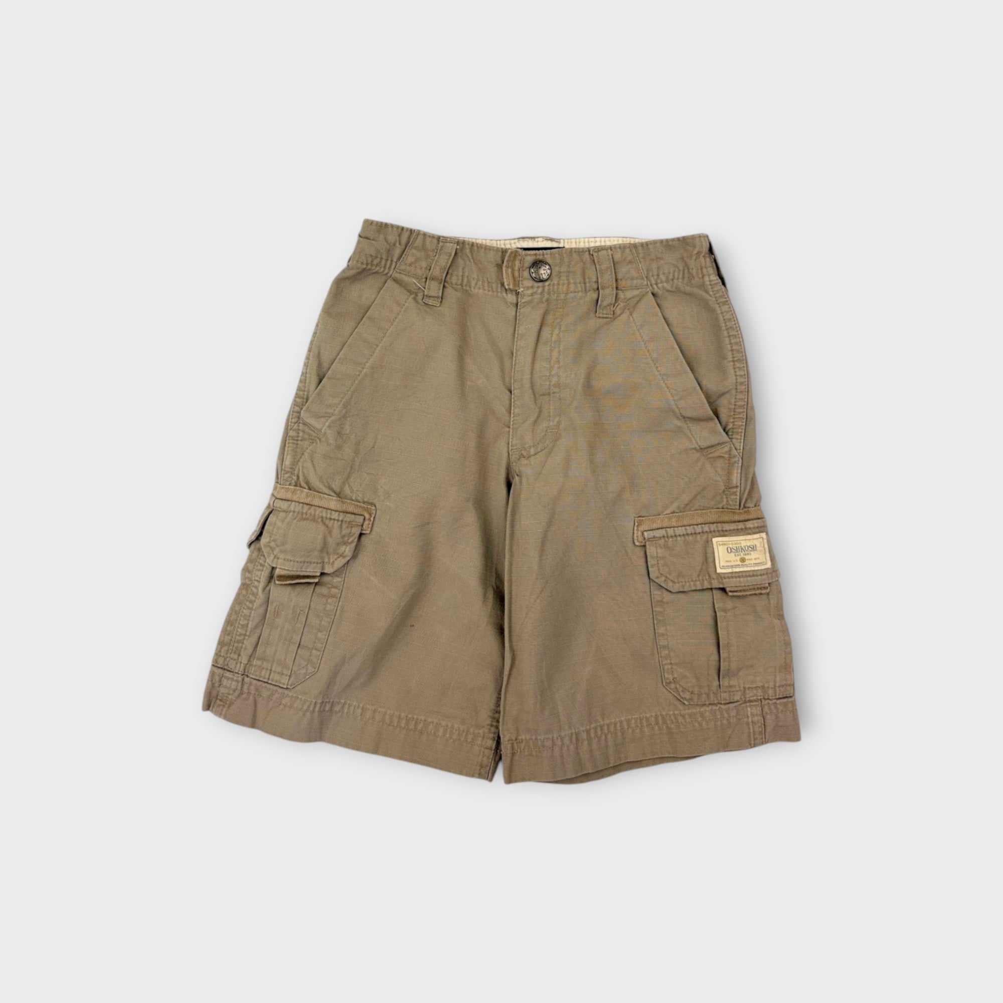 OshKosh Early 00s Khaki Cargo Shorts, Size 4