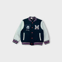 Mickey Navy Varsity Jacket, Size 5