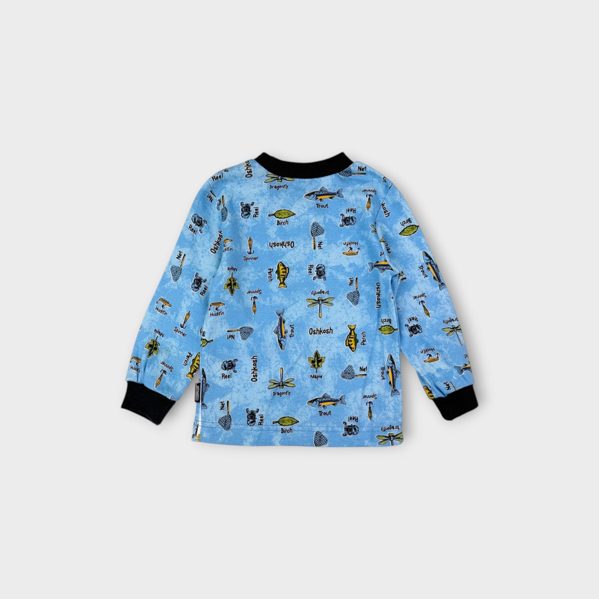Vintage Oshkosh B'Gosh Fishing Top, Size 2