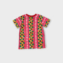 Vintage Sunflower Ringer T-Shirt, Size 3-4