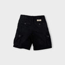 Retro Polo RL Black Cargo Shorts, Size 6