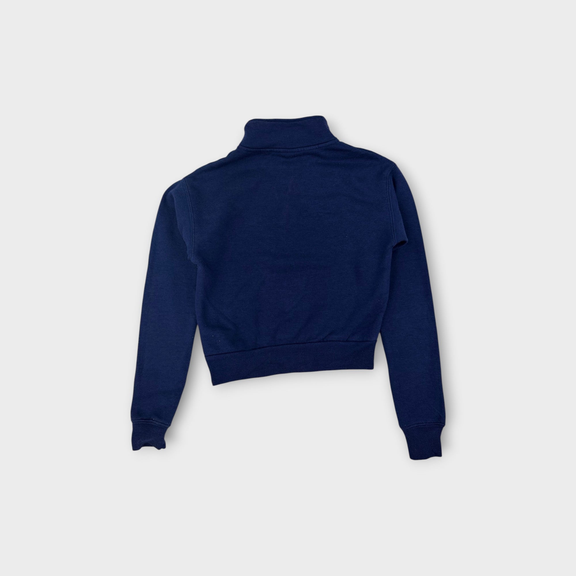 Dickies Retro Blue Quarter Zip Jumper, Size 8